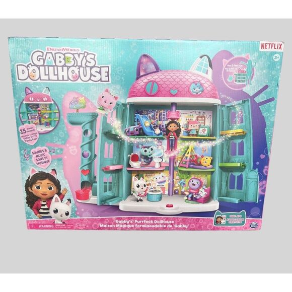 Netflix | Other | Gabbys Dollhouse Purrfect Dollhouse Playset W ...